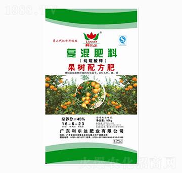 果樹專用復(fù)混肥料16-6-23-利爾達(dá)