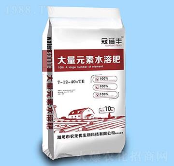 高鉀型大量元素水溶肥7-12-40+TE-冠蓓豐-農(nóng)無憂