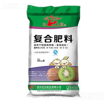 獼猴挑專用復合肥料18-5-22-云頂-宏達股份