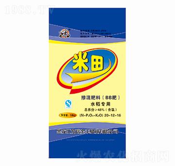 水稻專(zhuān)用摻混肥料20-12-16-米田-宏瑞金豐