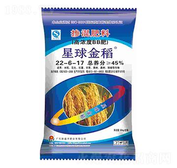 摻混肥料22-6-17-星球金稻-新盛豐