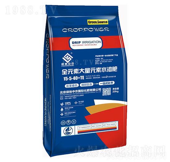 全元素大量元素元素水溶肥15-5-40+TE-綠地中農(nóng)