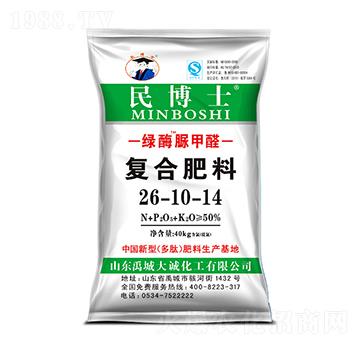 綠酶脲甲醛復合肥料26-10-14-民博士-聚農(nóng)生物
