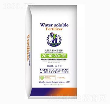 10kg大量元素水溶肥料20-10-30+TE-宏正大肥業(yè)