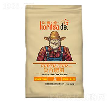黃腐酸鉀復(fù)合肥18-6-26-科賽德-中黃特肥