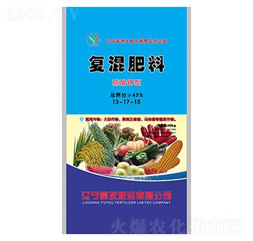 硫酸鉀型復(fù)混肥料13-17-15-富友肥業(yè)