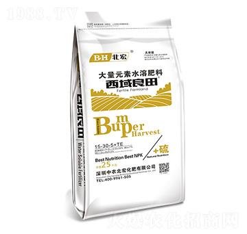 大量元素水溶肥料15-30-5+TE-西域良田（黃）-北宏