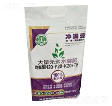 大量元素水溶肥20-20-20+TE-沖滿源-恒真生物