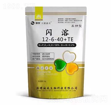 閃溶高鉀型大量元素水溶肥料12-6-40+TE-天耀疆禾-誠成生物