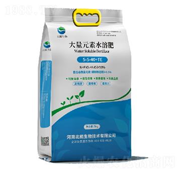 大量元素水溶肥料5-5-40+TE-北鯤生物