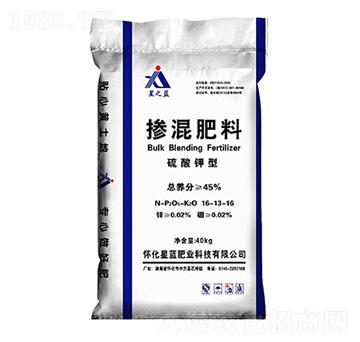 硫酸鉀型摻混肥料16-13-16-星之藍(lán)-星藍(lán)肥業(yè)