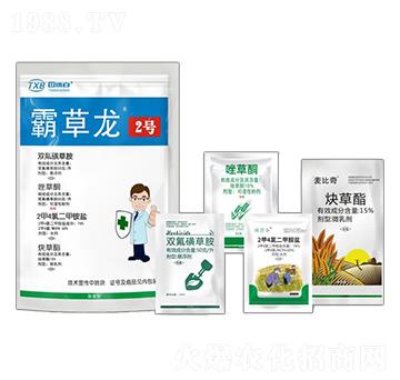 50克每升雙氟磺草胺+10%唑草酮+74%2甲4氯二甲銨鹽+15%炔草酯-霸草龍2號(hào)-田小白