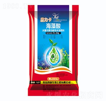 大量元素功能性水溶肥料12-6-42+TE+2Mg-魔力卡海藻酸-鴻康生物