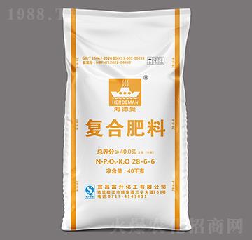 40kg復(fù)合肥料28-6-6-海德曼-三寧化工