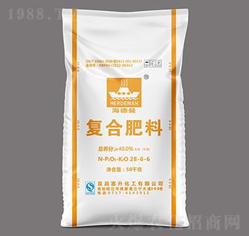 50kg高塔氯基復合肥料28-6-6-海德曼-三寧化工