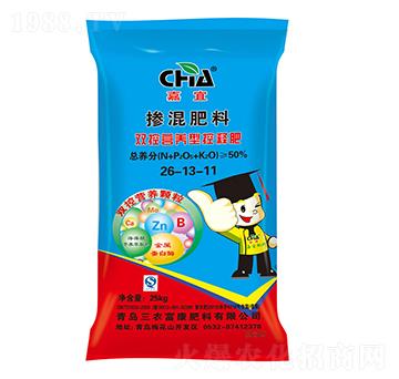 雙控營養(yǎng)型控釋摻混肥料26-13-11-嘉宜-三農富康