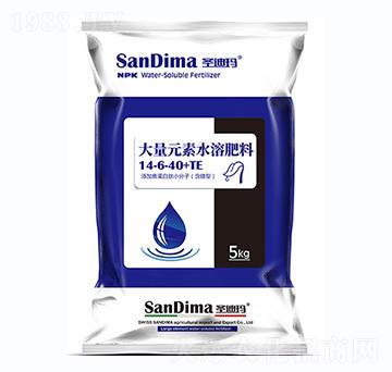 大量元素水溶肥14-6-40+TE-圣迪瑪-一撒寶來