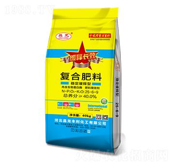 穩(wěn)定緩釋型復(fù)合肥料25-6-9-晶龍