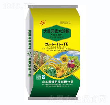 大量元素水溶肥料25-5-15+TE-騰博肥業(yè)