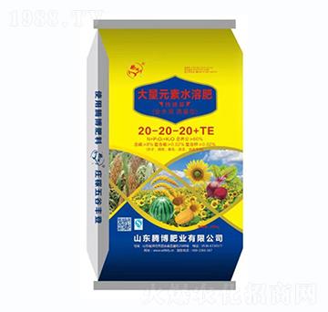 大量元素水溶肥料20-20-20+TE-騰博肥業(yè)