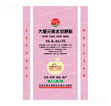 大量元素水溶肥料18-8-32+TE-鄉(xiāng)潤生物