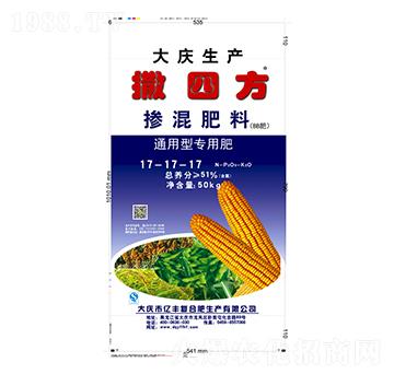 通用型摻混肥17-17-17-撒四方-億豐