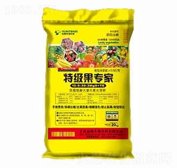 含腐植酸大量元素水溶肥15-5-30-3MgO+TE-特級果專家-鑫源盛達