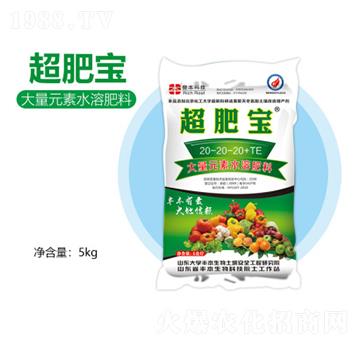 大量元素水溶肥料20-20-20+TE-超肥寶-豐本生物