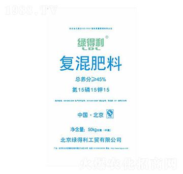 復混肥料15-15-15-綠得利