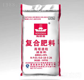 高塔造粒硫酸鉀復(fù)合肥料18-5-26-海德曼-三寧農(nóng)資