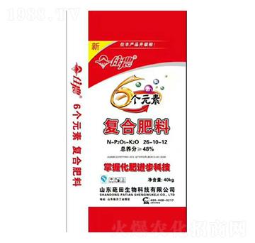 復(fù)合肥料26-10-12-6個(gè)元素-葩田生物
