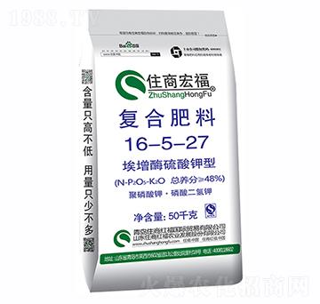 埃增酶硫酸鉀型復合肥料16-5-27-住商宏福