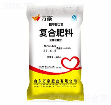 脲甲醛玉米專用復(fù)合肥26-6-8-萬豪