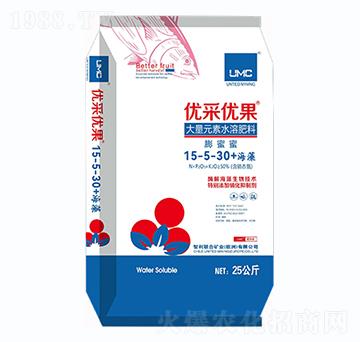 大量元素水溶肥15-5-30+海藻-優(yōu)采優(yōu)果-中墾農(nóng)恩