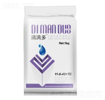 滴滿多大量元素水溶肥11-6-43+TE-禾迪