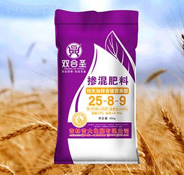 控失加鋅含硫營養(yǎng)型摻混肥料25-8-9-雙合圣-吉大