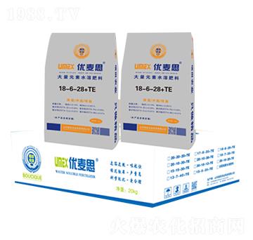 優(yōu)麥思大量元素水溶肥料18-6-28+TE-瑞田農(nóng)業(yè)