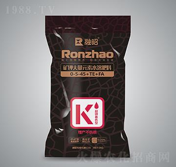 超鉀著色型礦鉀大量元素水溶肥0-5-45+TE+FA-融昭農(nóng)業(yè)