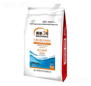 大量元素水溶肥料16-7-34+TE-保航2號(hào)-綠濃農(nóng)業(yè)