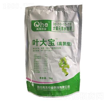 大量元素水溶肥料30-10-10+TE-葉大寶-青禾農業(yè)
