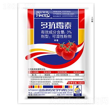 3%多抗霉素可濕性粉劑-韓農(nóng)化學