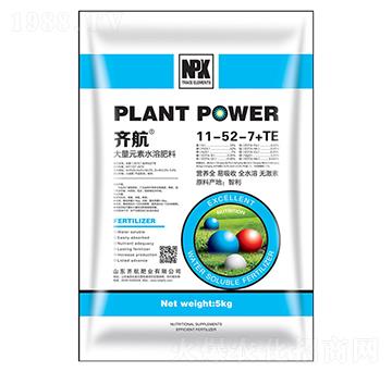 大量元素水溶肥11-52-7+TE-齊航肥業(yè)