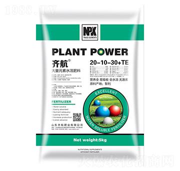 大量元素水溶肥20-10-30+TE-齊航肥業(yè)