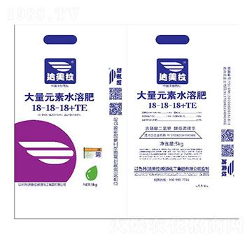 大量元素水溶肥料18-18-18+TE-迪美拉