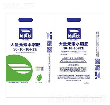 大量元素水溶肥料30-10-10+TE-迪美拉