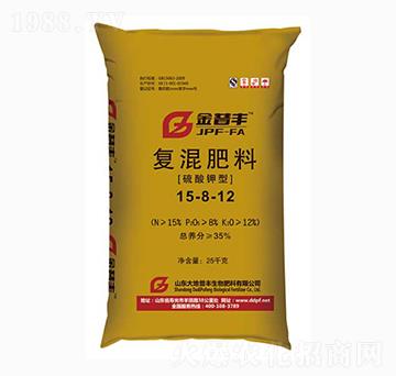 硫酸鉀型復混肥料15-8-12-金普豐