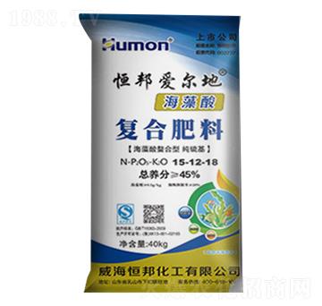 海藻酸復(fù)合肥15-12-18-恒邦化工