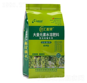 陽(yáng)光玫瑰專用高鉀肥12-6-38+TE-啟匯靚果-中霖高科