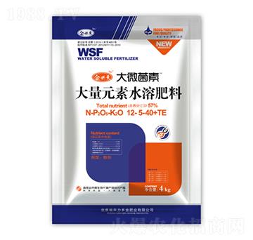高鉀型大量元素水溶肥料12-5-40+TE-大微菌素-金必來生物