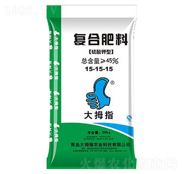 硫酸鉀型復合肥料15-15-15-大拇指